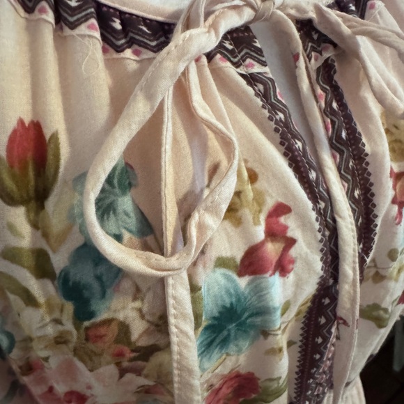 Anthropologie Somerset floral puff sleeve maxi dress - Picture 11 of 13